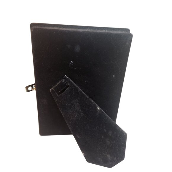 Vintage Silver Tone Picture Frame 5"x7" Hinged Back Stand Classic Home Decor - Picture 3 of 15